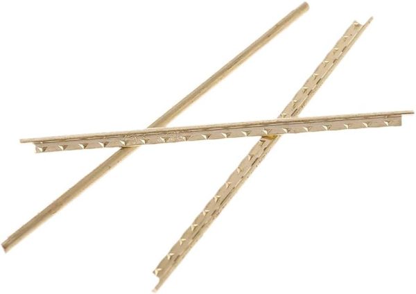 Guitar Frets Metal Fretboard Silver Gold-3