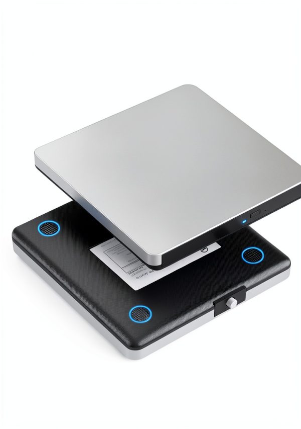 Dainty External Blu-ray Drives Silver Laptop PC-3