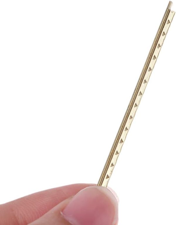 Guitar Frets Metal Fretboard Silver Gold-1