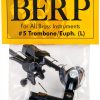 BERP TRB-L Brass Trombone Mute for Large Bore-3