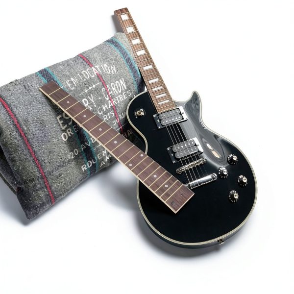 Guitar Fretboard Black Technical Wood-3
