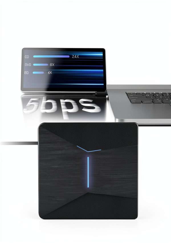 MthsTec External Blu-ray Drive Laptop PC USB 3.0 High-Speed-1