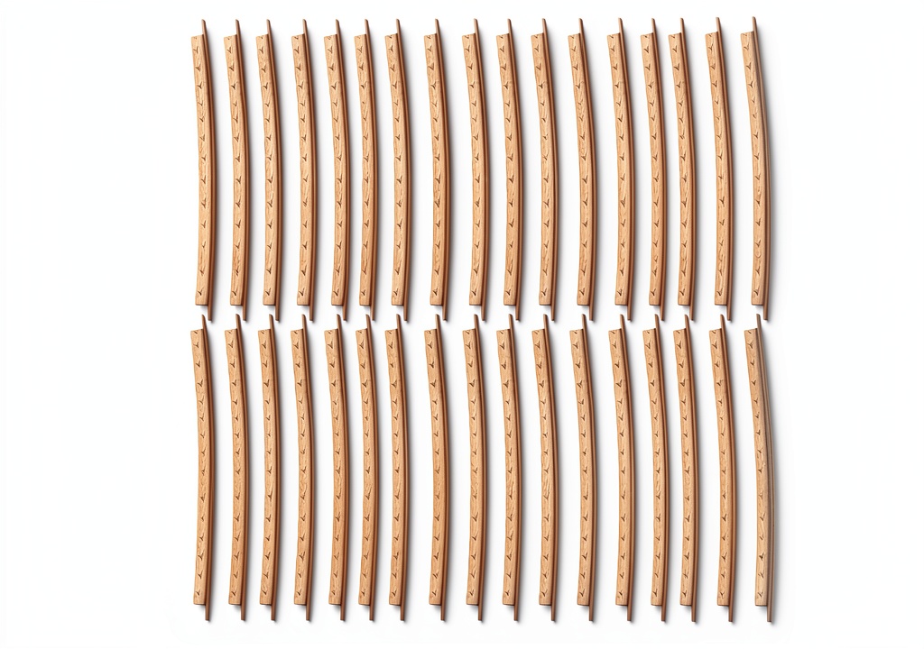 Installing silver cupronickel guitar frets on a wooden guitar neck