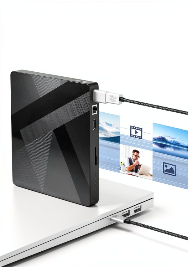 External Blu-ray Drive Wbacon 100GB USBC-2