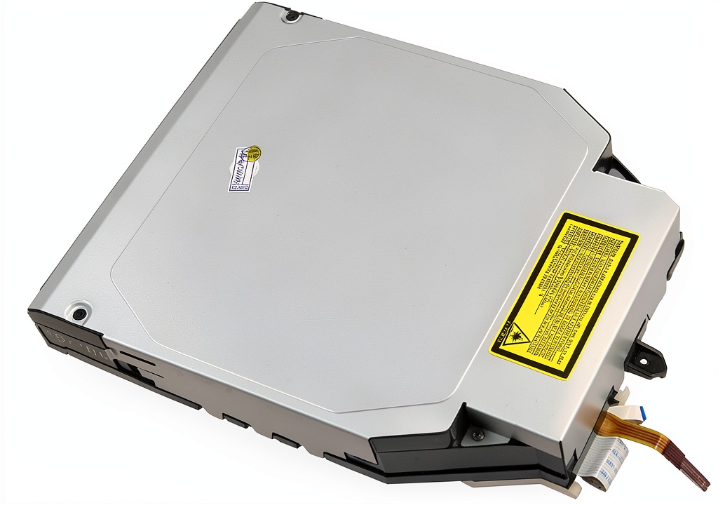 Sony external Blu-ray drive connected to a PS3 Slim console