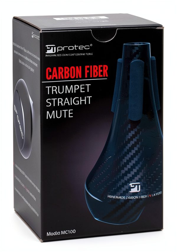 Carbon Fiber Trumpet Mute by MC100 for B Flat Trumpets-4