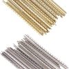Guitar Frets Metal Fretboard Silver Gold-4