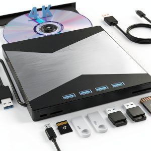 Wbacon 7 in 1 External Blu Ray Player for PC Laptop-0