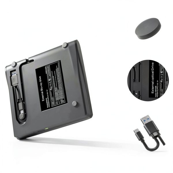 External Blu-ray Drive Yaeonku Portable USB 3.0-1