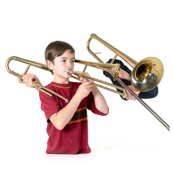 Trombone Mute Golden ABS Plastic Quiet Design-7