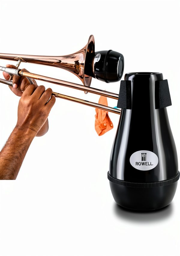 Trombone Mute ROWELL Plastic Design Black-6