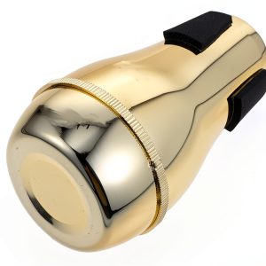 Trombone Mute Golden ABS Plastic Quiet Design-0