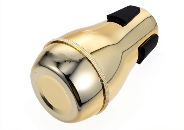 Trombone Mute Golden ABS Plastic Quiet Design-0