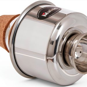 Mutec MHT120 Silver Aluminum Trumpet Mute with Removable Stem-0